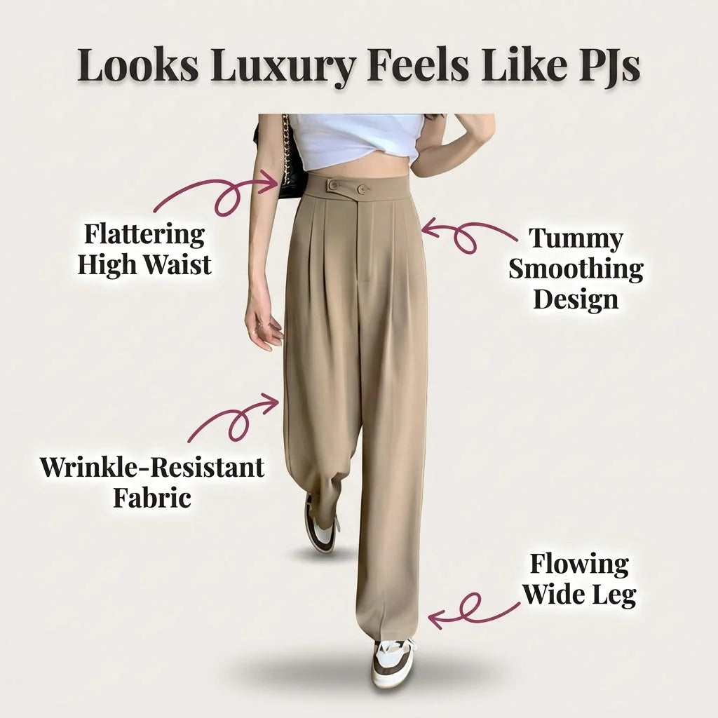 Pantalon Large - Flatte Instantanément Votre Silhouette — photo 2